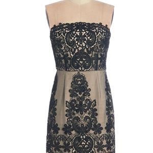 NWT - Black Lace Strapless Dress